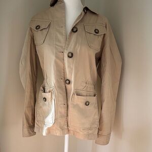 Eddie Bauer Women's Beige Utility Jacket